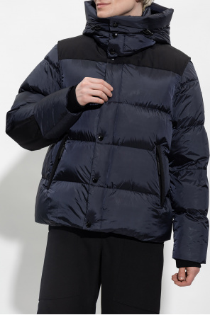 Navy blue 'Leeds' down jacket Burberry - Burberry Roundwood